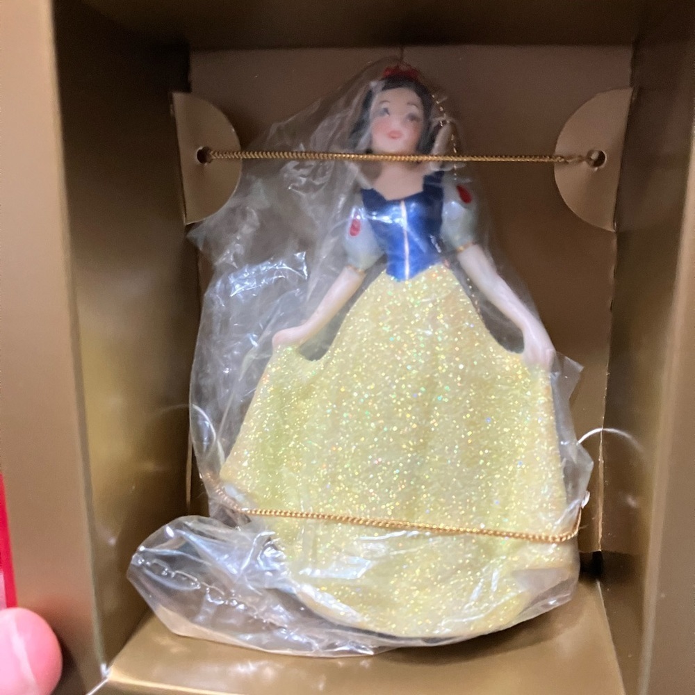 Disney Snow White Holiday Ornament - Blue, Yellow, Red